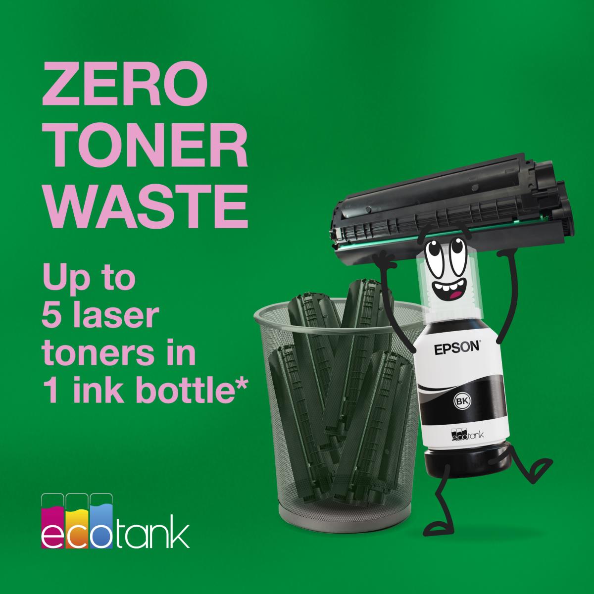 EcoTank ET-M2120 ET M2120 ETM2120 2120 - Multifunction printer - B/W - ink-jet - A4/Legal (media) - up to 15 ppm (printing) - 150 sheets - USB, Wi-Fi - white thumbnail