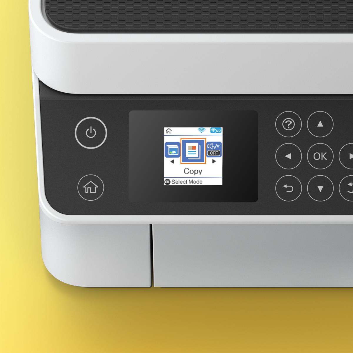EcoTank ET-M2120 ET M2120 ETM2120 2120 - Multifunction printer - B/W - ink-jet - A4/Legal (media) - up to 15 ppm (printing) - 150 sheets - USB, Wi-Fi - white thumbnail