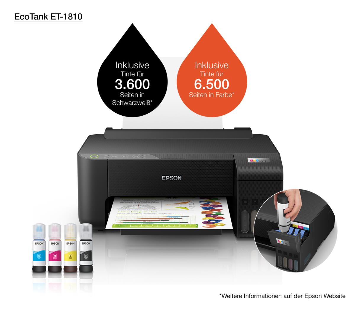 EU Product - T EcoTank ET-1810 - Printer - Inkjet thumbnail