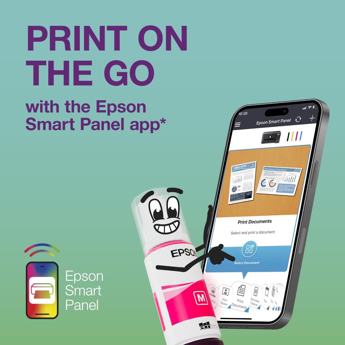 EcoTank ET-5170  ET 5170 ET5170 - Multifunction printer - colour - ink-jet - A4/Legal (media) - up to 17 ppm (printing) - 250 sheets - 33.6 Kbps - USB, LAN, Wi-Fi thumbnail