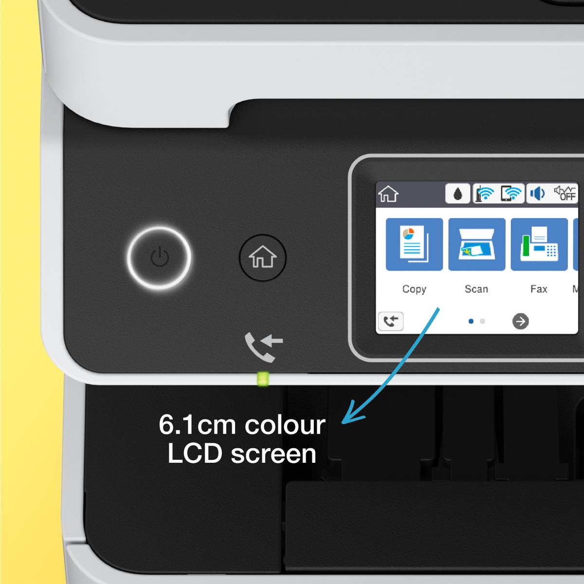 EcoTank ET-5170  ET 5170 ET5170 - Multifunction printer - colour - ink-jet - A4/Legal (media) - up to 17 ppm (printing) - 250 sheets - 33.6 Kbps - USB, LAN, Wi-Fi thumbnail