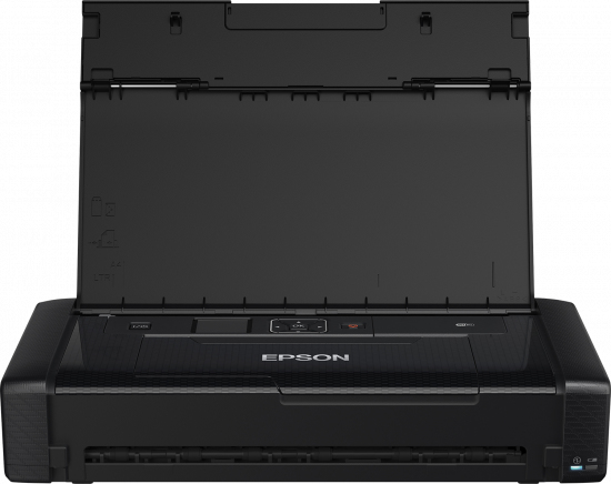 WorkForce WF-110W 110W WF110W WF110 110 W- Printer - colour - ink-jet - A4/Legal - 5760 x 1440 dpi - up to 7 ppm (mono) / up to 4 ppm (colour) - capacity: 20 sheets - USB 2.0, Wi-Fi(n) thumbnail
