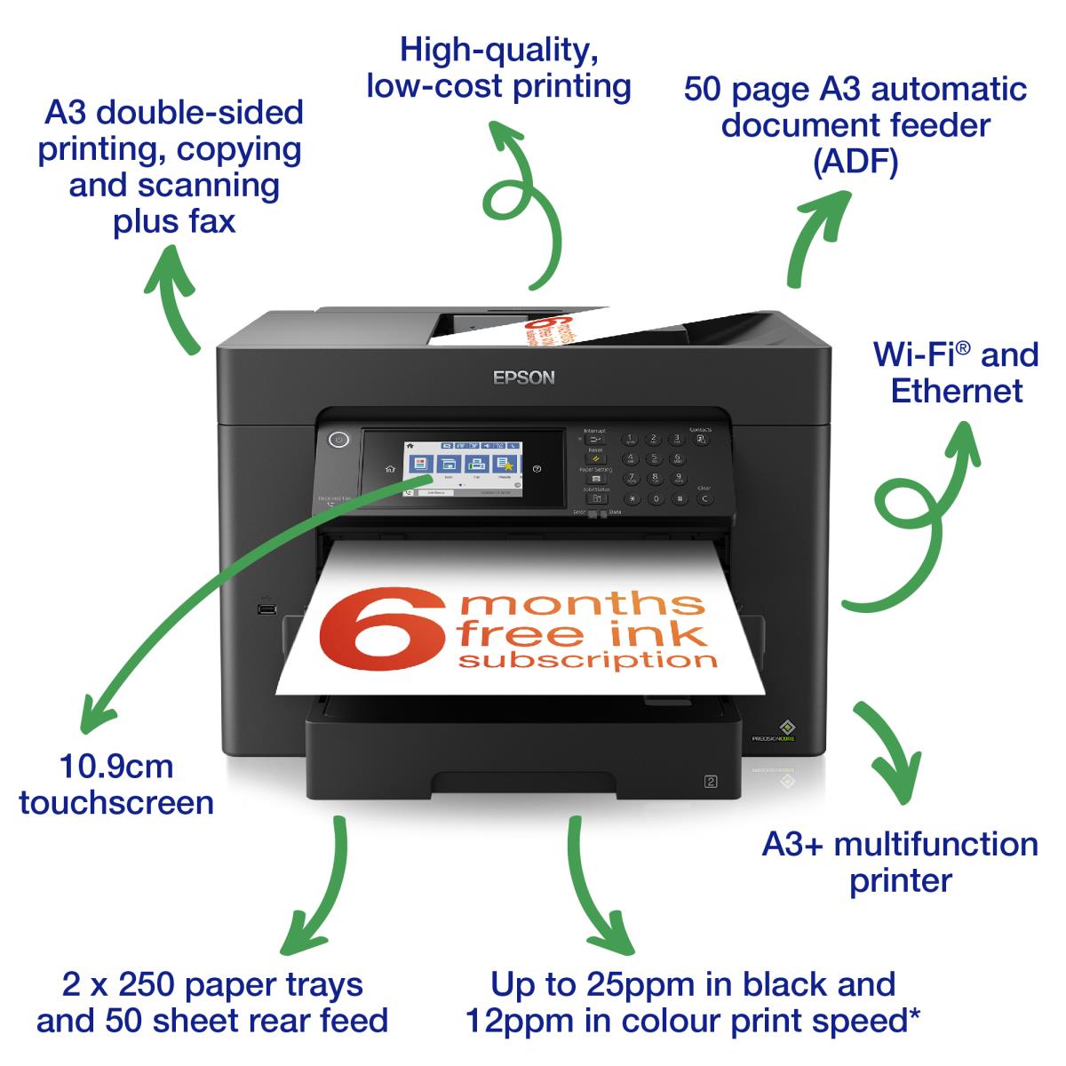 WorkForce WF-7840DTWFWF-7840DTWF Inkjet Printer thumbnail