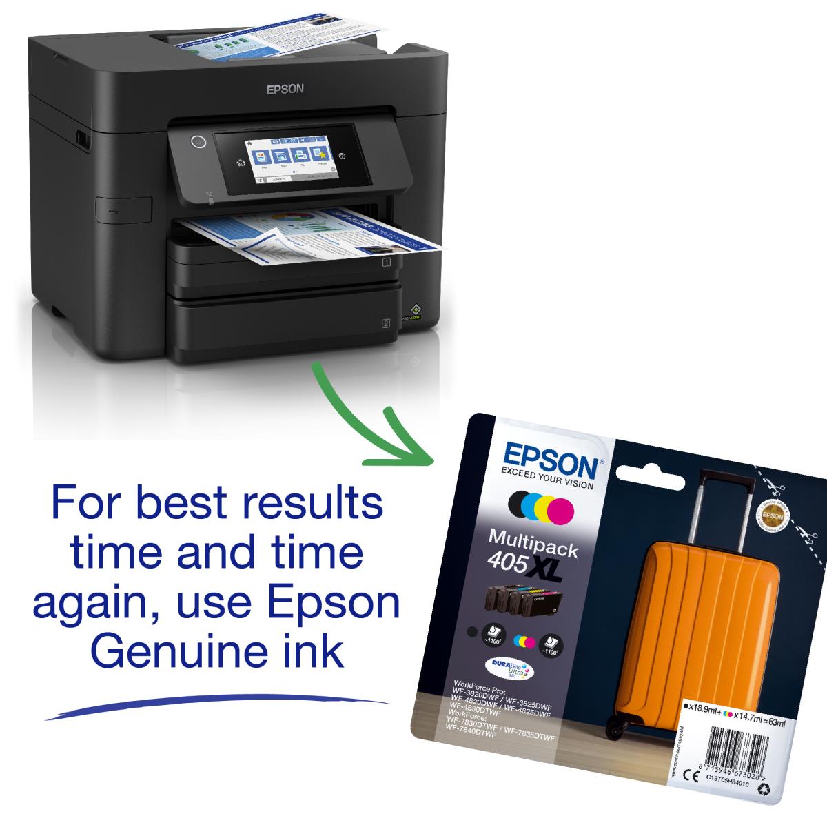 WorkForce PRO WF-4830DTWF A4 Colour Inkjet Multifunction thumbnail
