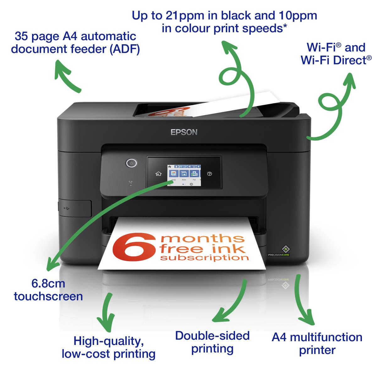 WorkForce PRO WF-3820DWF A4 Colour Inkjet Multifunction thumbnail