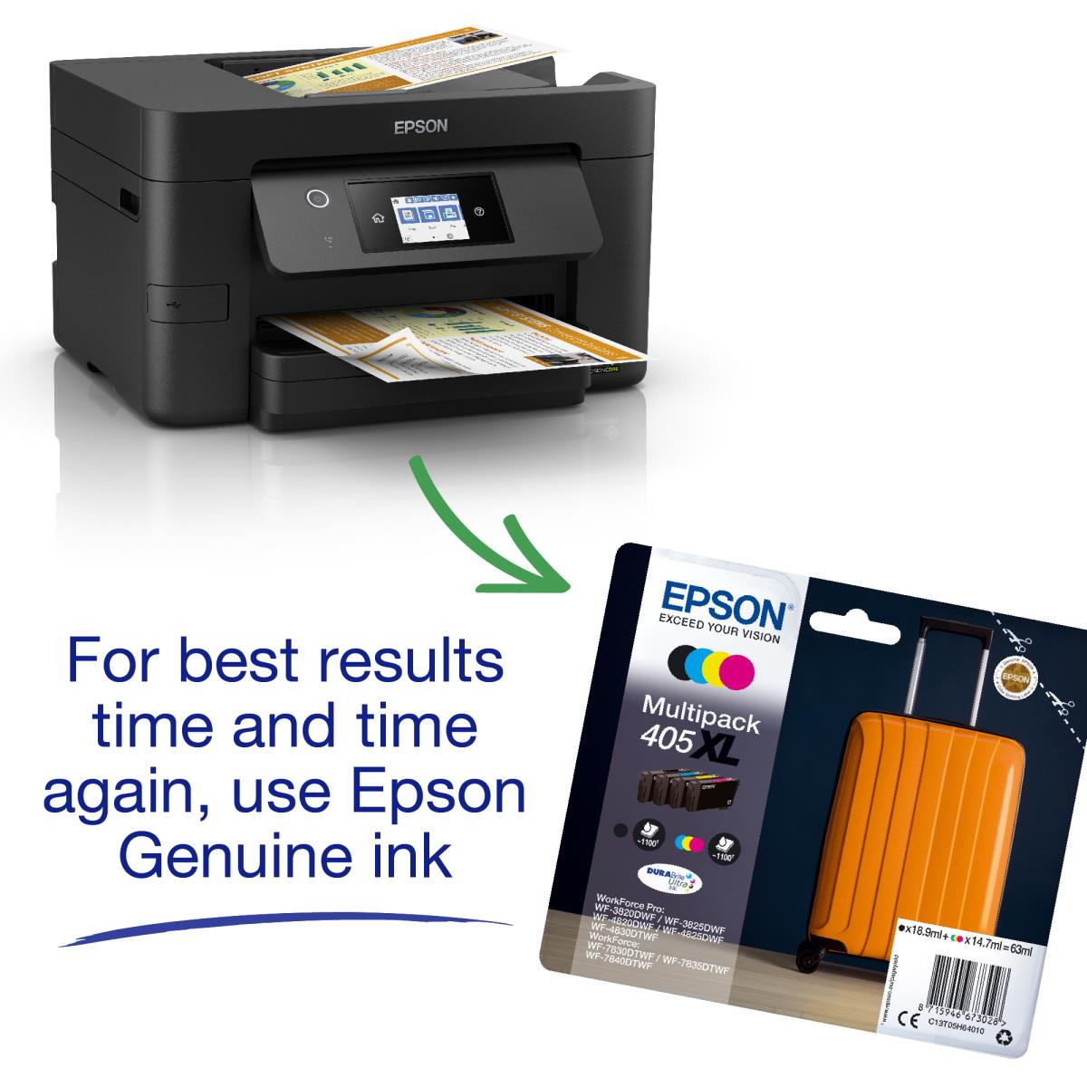 WorkForce PRO WF-3820DWF A4 Colour Inkjet Multifunction thumbnail