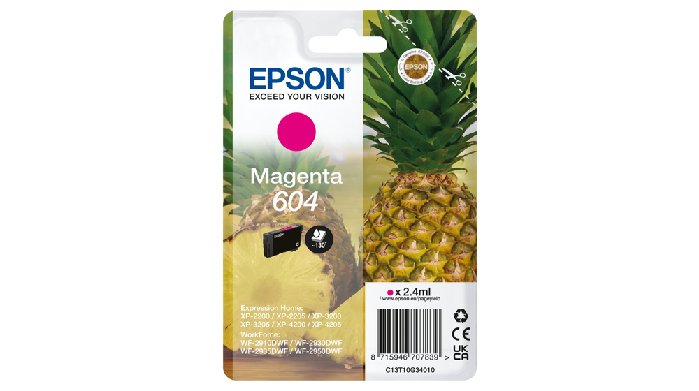 SINGLEPACK MAGENTA 604 INK thumbnail