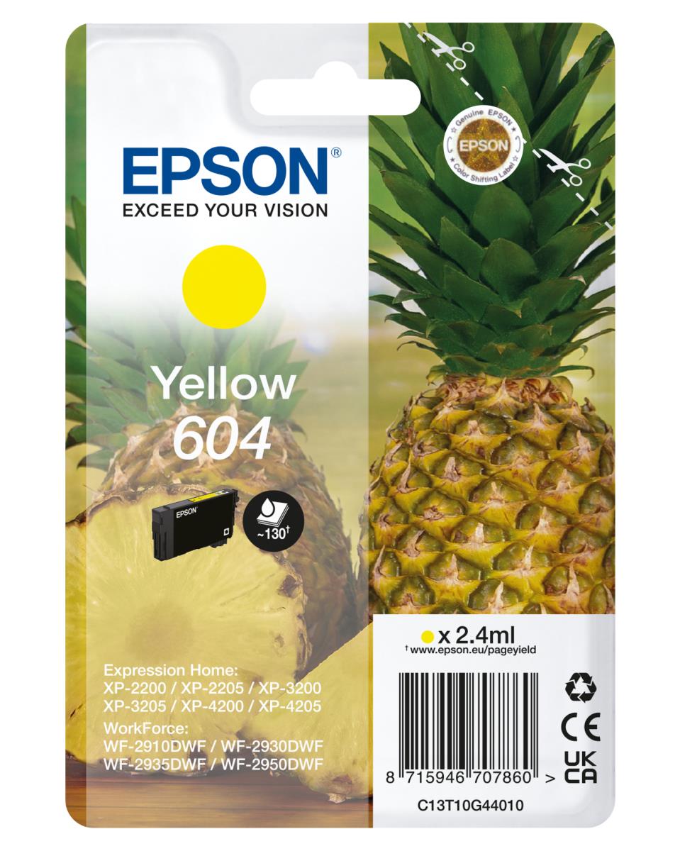 SINGLEPACK YELLOW 604 INK thumbnail