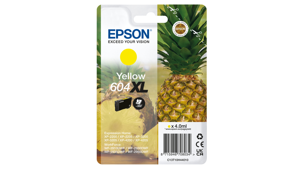 SINGLEPACK YELLOW 604XL INK thumbnail