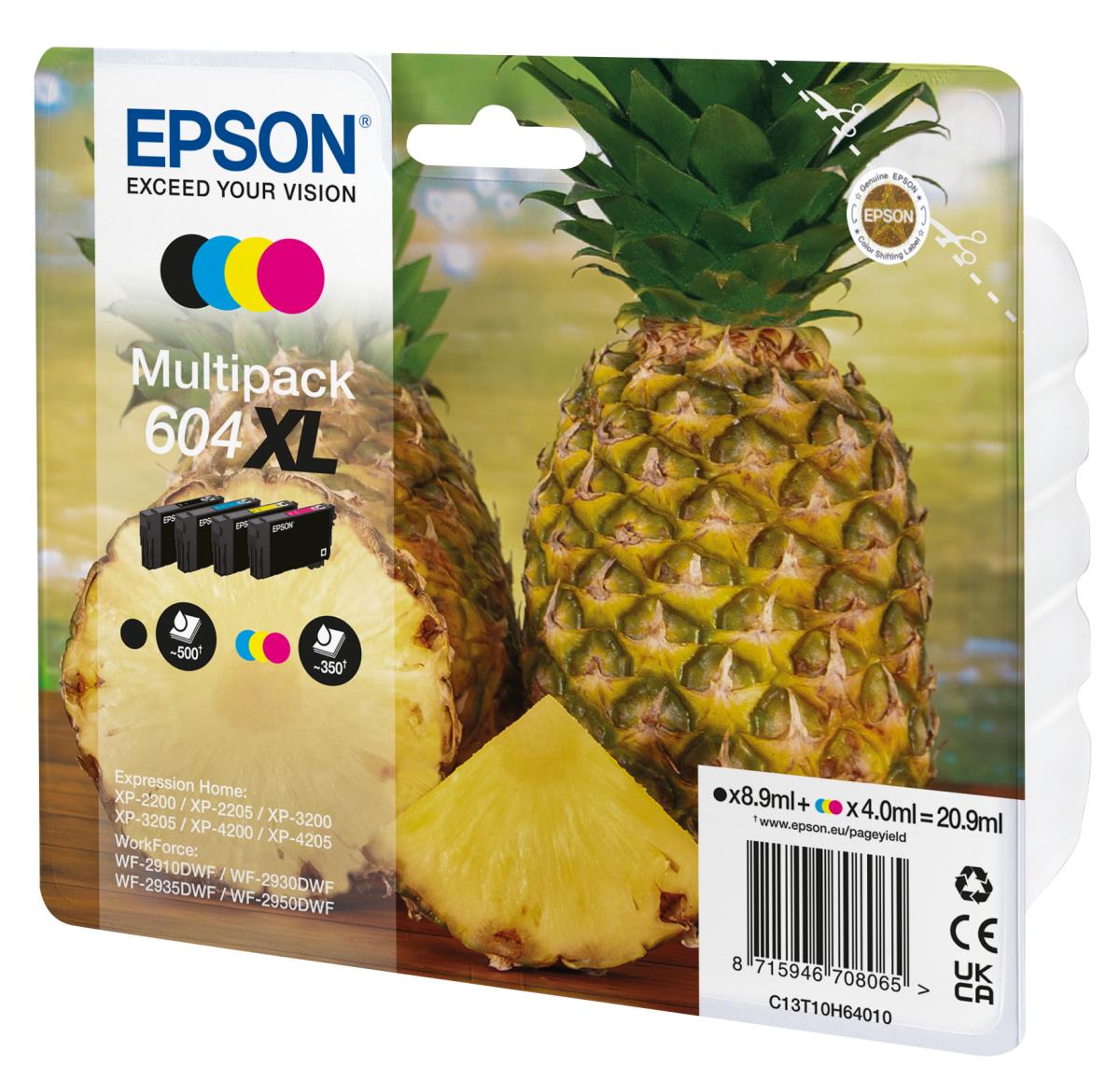MULTIPACK 4-COLOURS 604XL INK thumbnail