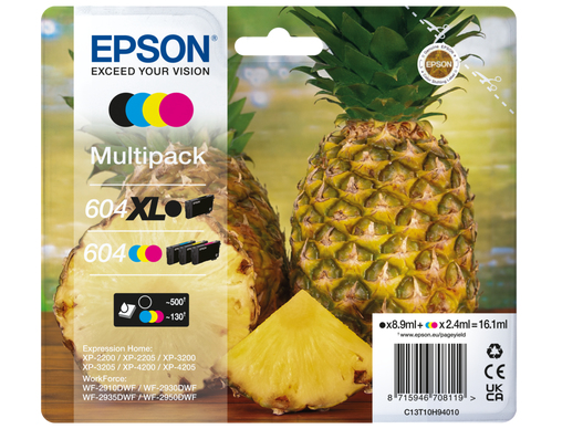 PINEAPPLE 604 BKXL/STD CMULTIPACK INK thumbnail