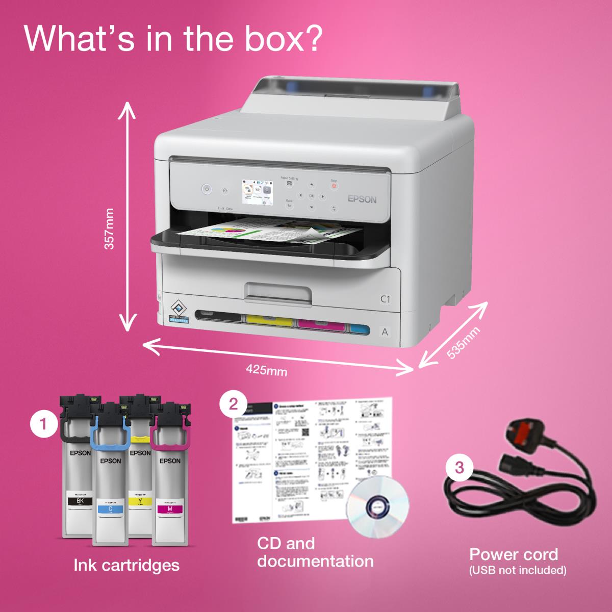WorkForce ProWF-C5390DW Inkjet Printer thumbnail