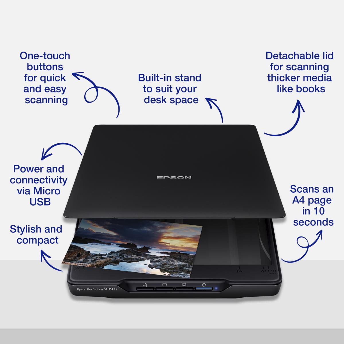 EU Product - Perfection V39II Flachbettscanner - Flatbed Scanner - A4 thumbnail