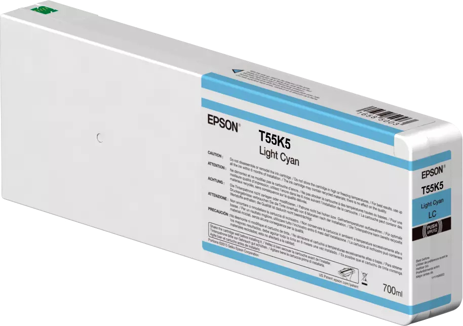 T55K5 LIGHT CYAN INK CARTRIDGE-700ML thumbnail