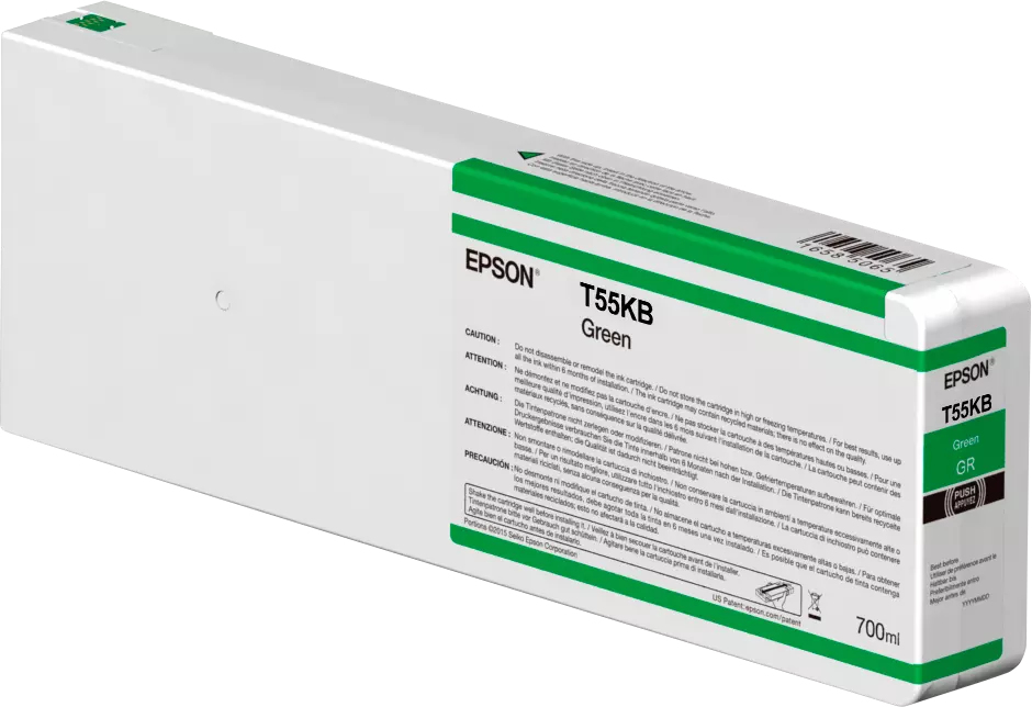 T55KB GREEN INK CARTRIDGE - 700ML thumbnail