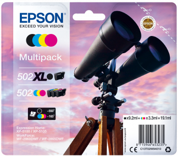 502XL BK / 502 CMY HIGH CAPACITY INK thumbnail