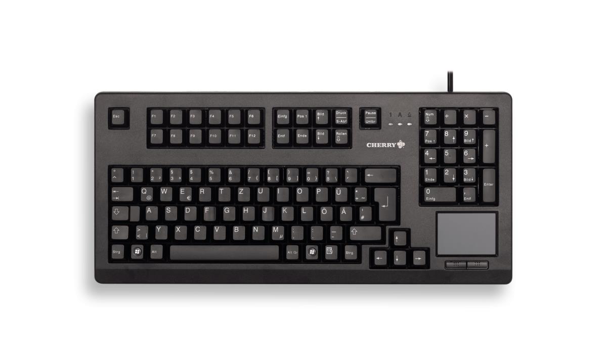 EU Product - Advanced Performance Line TouchBoard G80-11900 - Keyboard - 1,000 dpi - 105 keys QWERTZ - Black thumbnail
