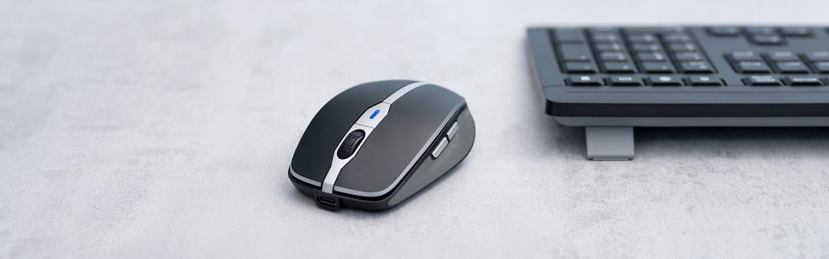 EU Product - Mouse MW 9100 Wireless Rechargeable black BT 6 Tasten, bis zu 2400 dpi thumbnail