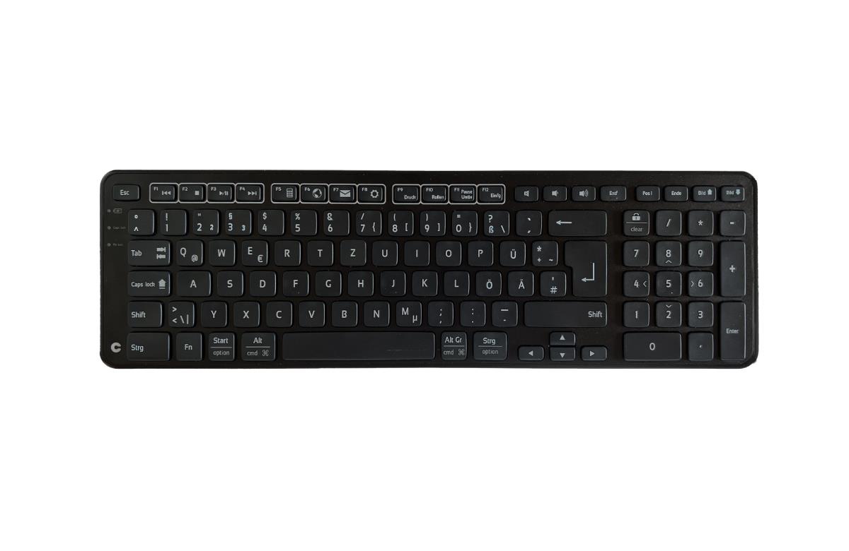 EU Product - Balance Tastatur wireless DE-Layout schwarz thumbnail