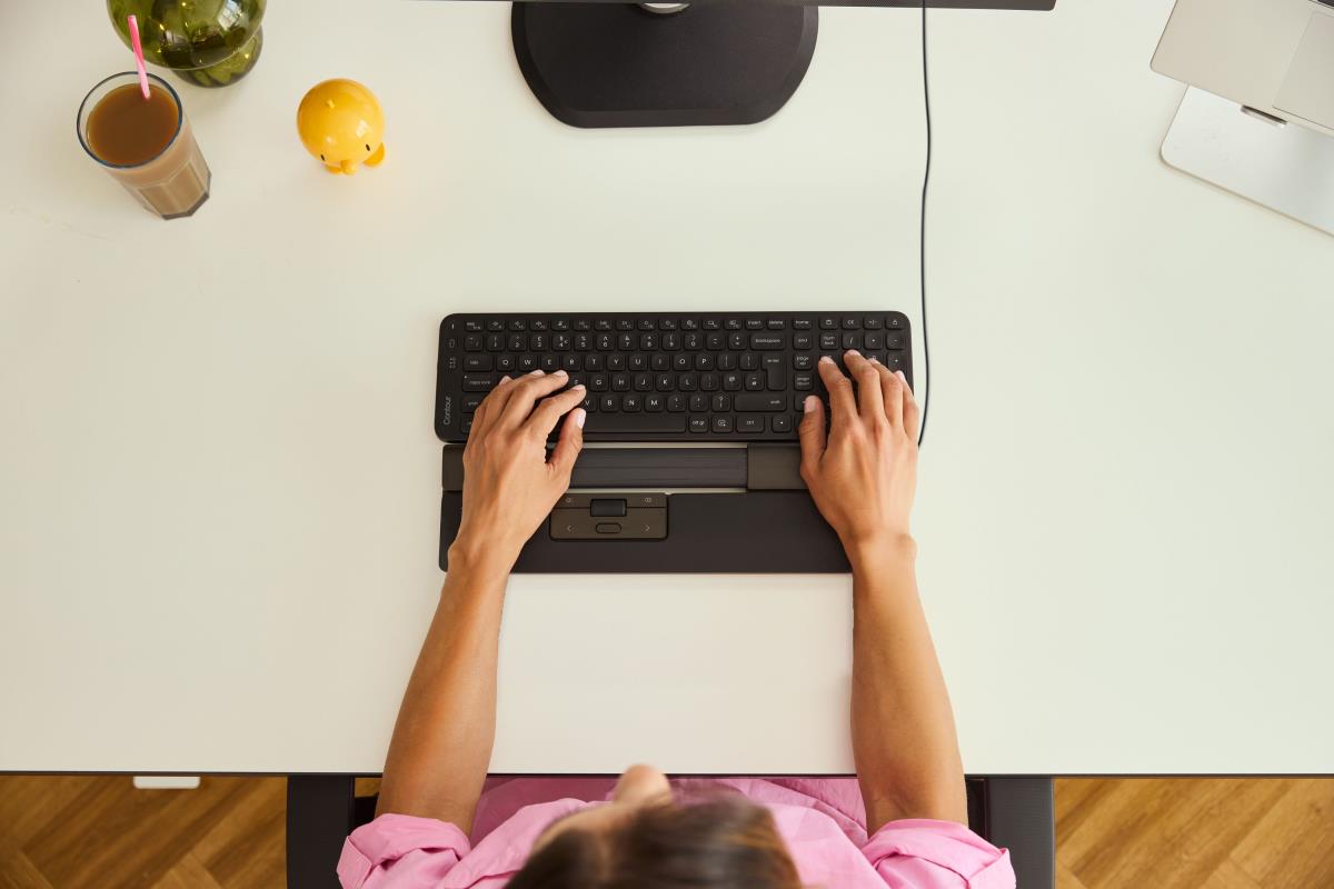 Contour SliderMouse Pro Wired; Slim Wrist rest; Vegan leather thumbnail