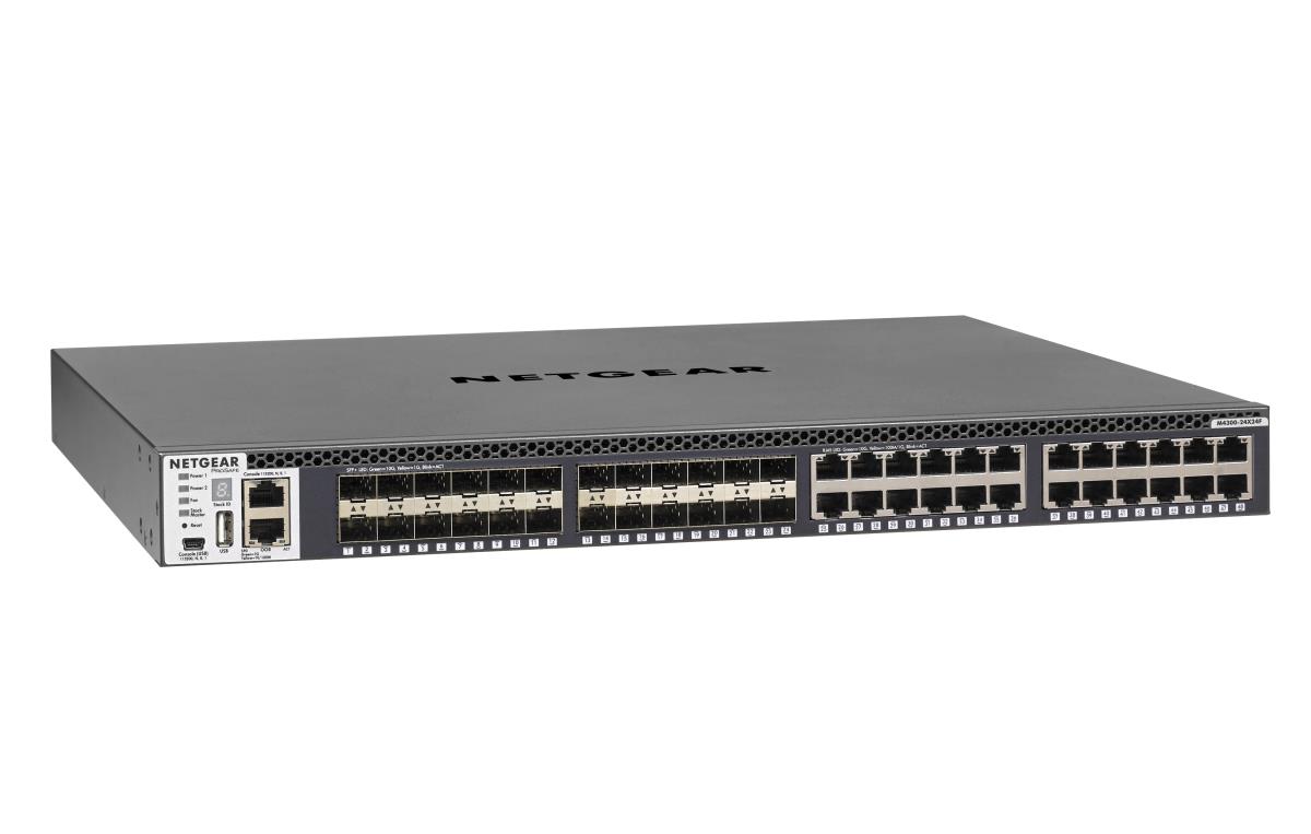 EU Product - M4300-24X24F - Switch - L3 - managed - 24 x/1000/10000+ 24 10 Gigabit SFP+ - Switch - 0.1 Gbps thumbnail