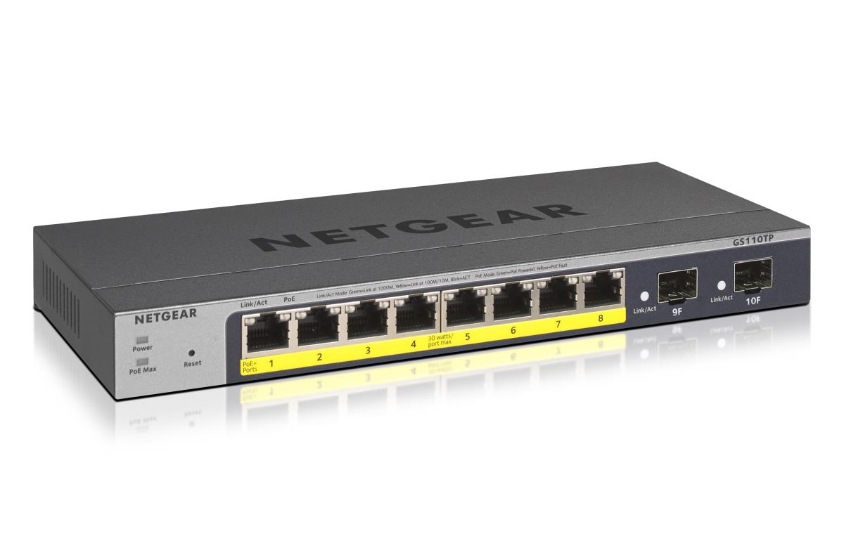 EU Product - 10Port Switch 10/100/1000 GS110TP v3 thumbnail