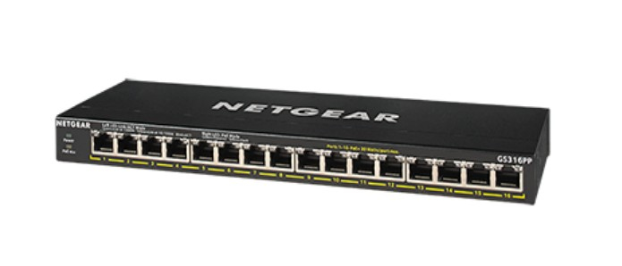 GS316PP FlexPoE 16-Port Unmanaged Desktop Gigabit PoE+ Switch (183W) thumbnail