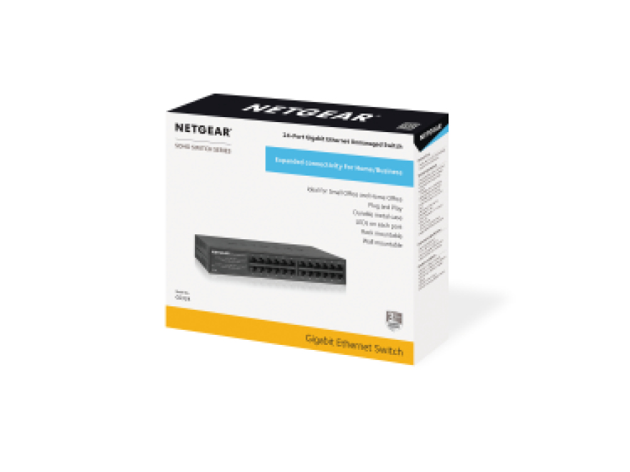 EU Product - 24Port Switch 10/100/1000 GS324 thumbnail