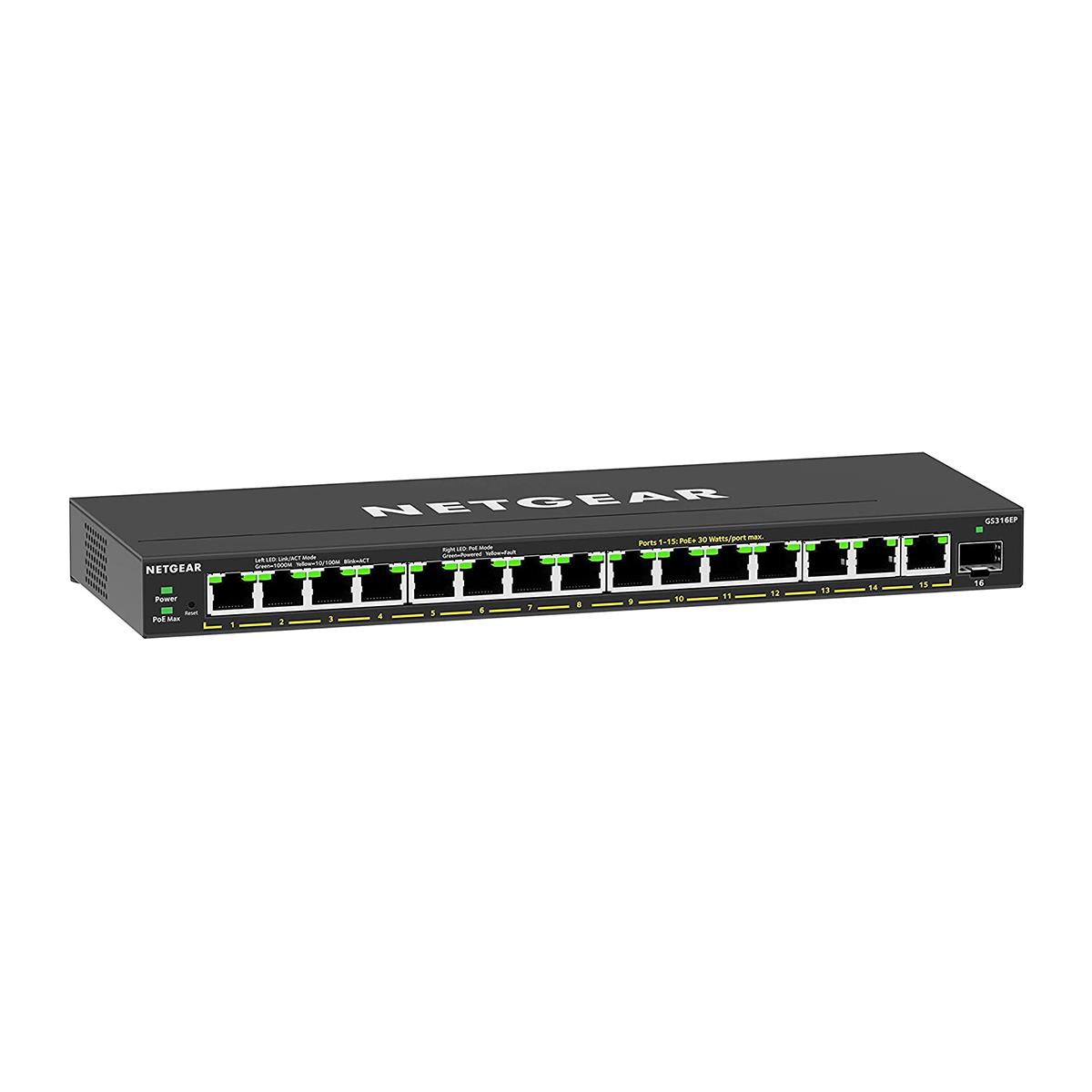EU Product - 16Port Switch 10/100/1000 GS316EP thumbnail