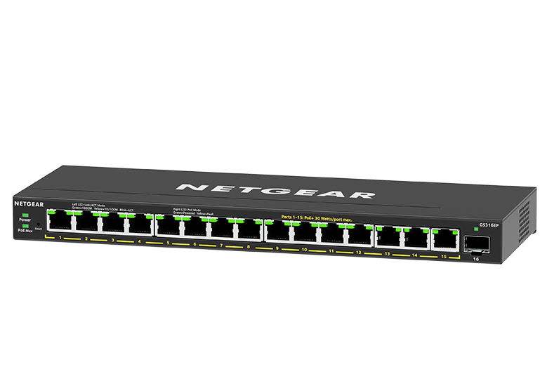 EU Product - 16Port Switch 10/100/1000 GS316EP thumbnail