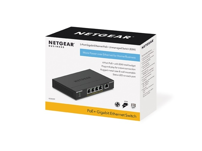 EU Product - GS305PP Unmanaged Switch - Switch - 0.1 Gbps thumbnail