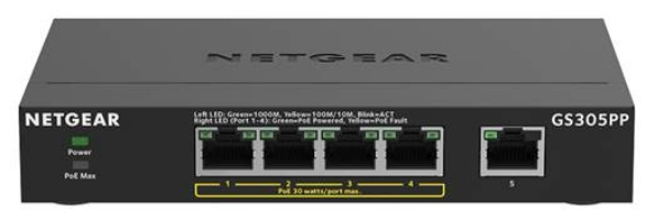 EU Product - GS305PP Unmanaged Switch - Switch - 0.1 Gbps thumbnail