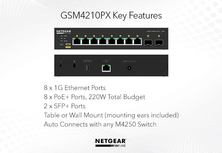 GSM4210PD-100EUS M4250-9G1F-PoE+ thumbnail