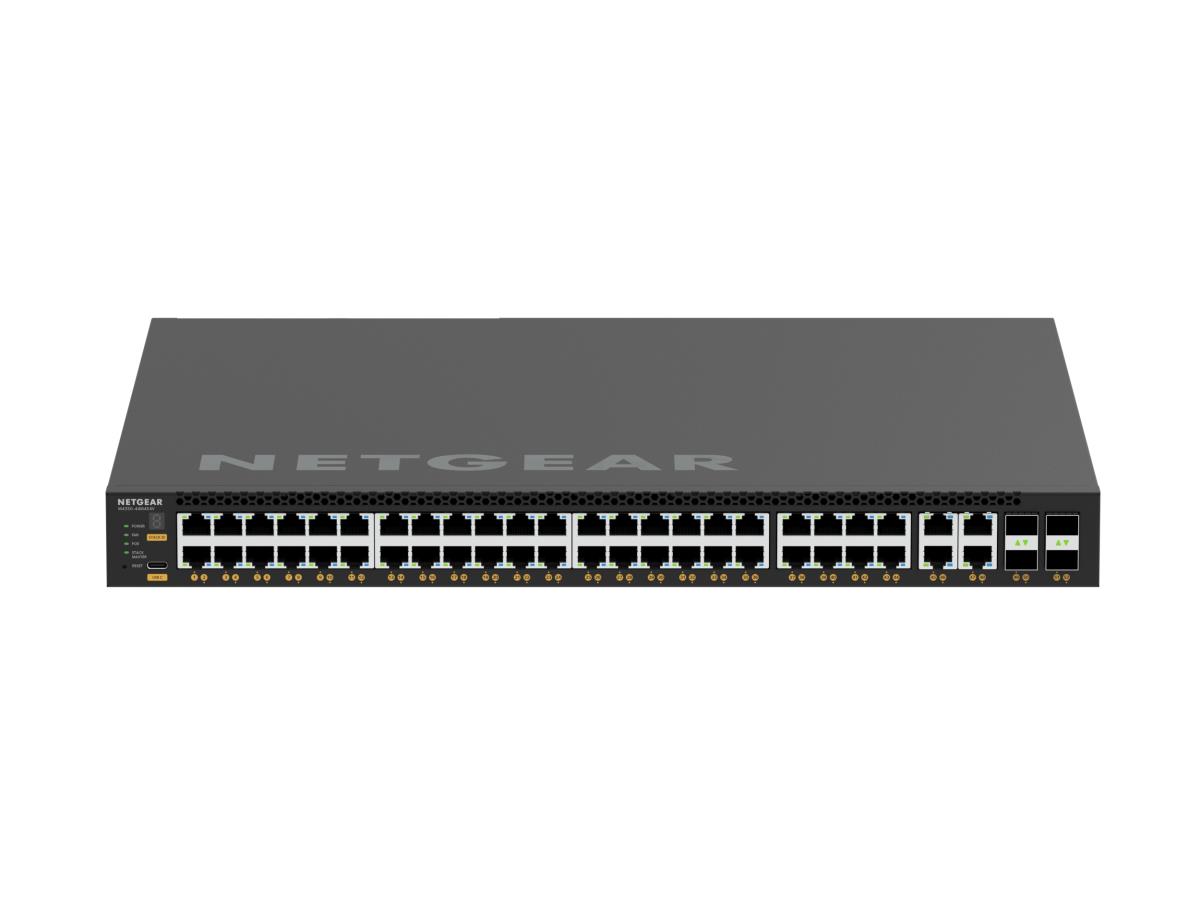 M4350-44M4X4V Managed L3 2.5G Ethernet (100/1000/2500) Power over Ethernet (PoE) 1U Black thumbnail