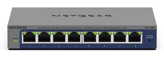 EU Product - Plus Switch GS108E - Switch - 1 Gbps thumbnail