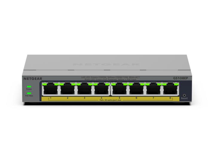 EU Product - Switch 8 x/1000 PoE+ GS108EP - Switch - 0.1 Gbps thumbnail