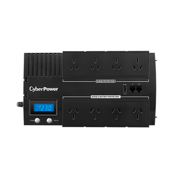 BR1200ELCD-UK Line-Interactive UPS 1200VA/720W AVR GreenPower Energy Saving Technology LCD USB UK Outlet type thumbnail
