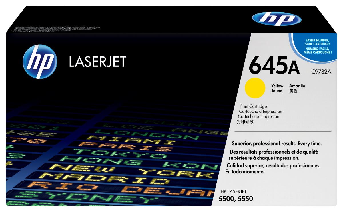EU Product - Toner HP 645A / C9732A Yellow thumbnail