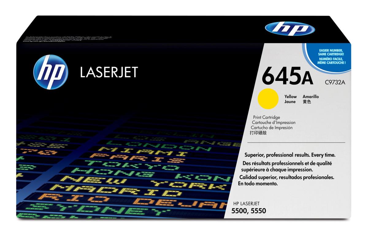 EU Product - Toner HP 645A / C9732A Yellow thumbnail