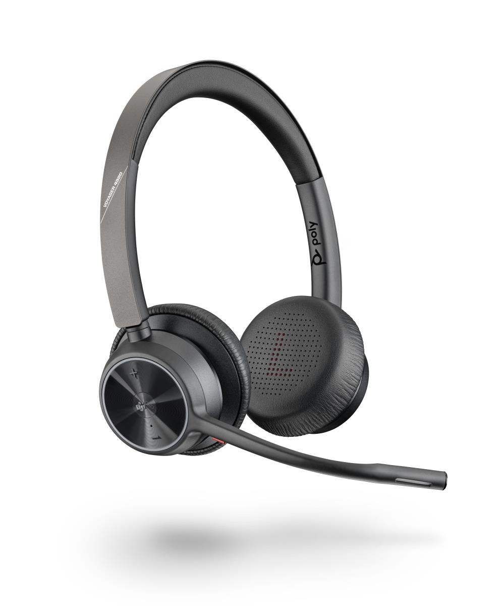 EU Product - Voyager 4320 Microsoft Teams Certified Headset+BT700 - Headset - 20 KHz thumbnail