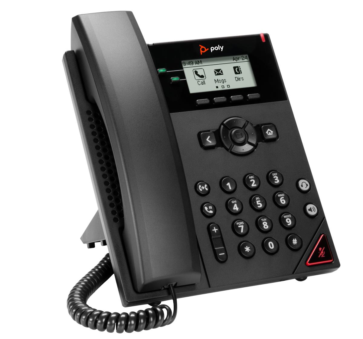 VVX 150 IP Deskphone - Black thumbnail