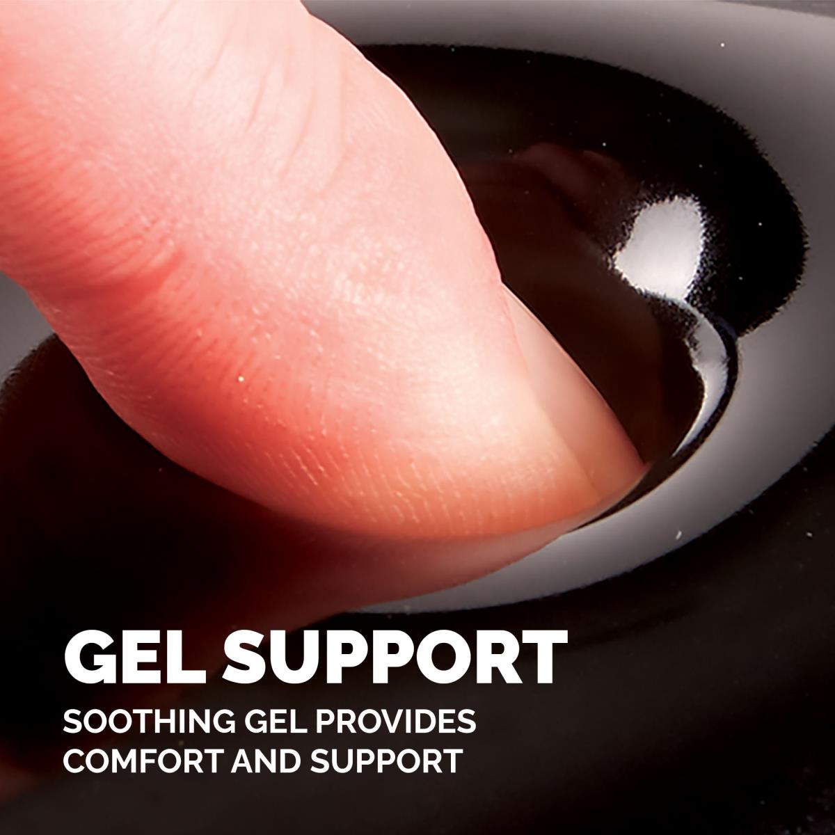 9112101 Crystal Gel Mousepad Wrist Support Black thumbnail