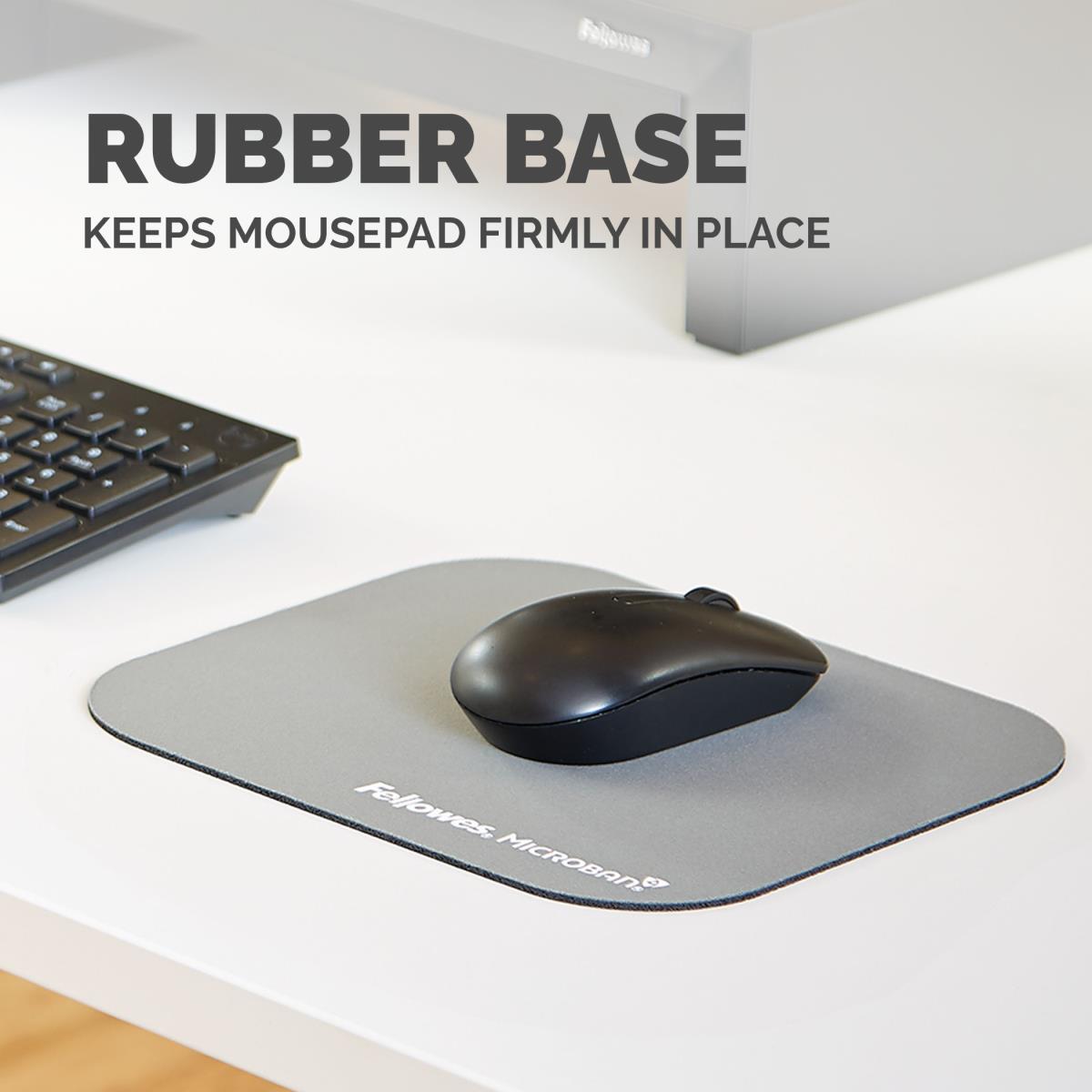 MOUSE PAD WITH MICROBAN - SILVER thumbnail