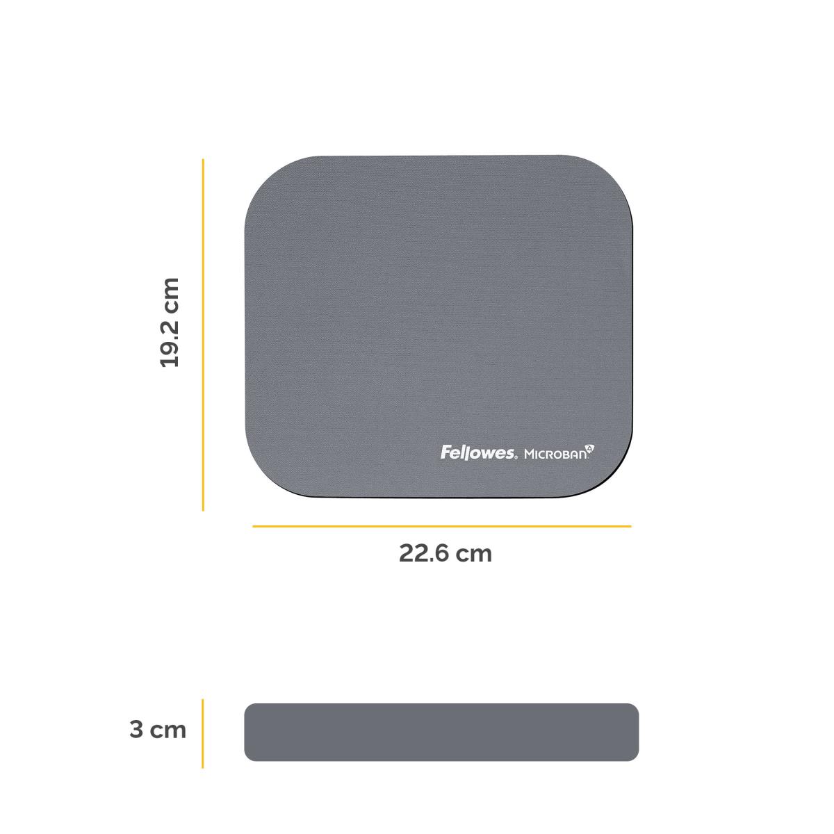 MOUSE PAD WITH MICROBAN - SILVER thumbnail