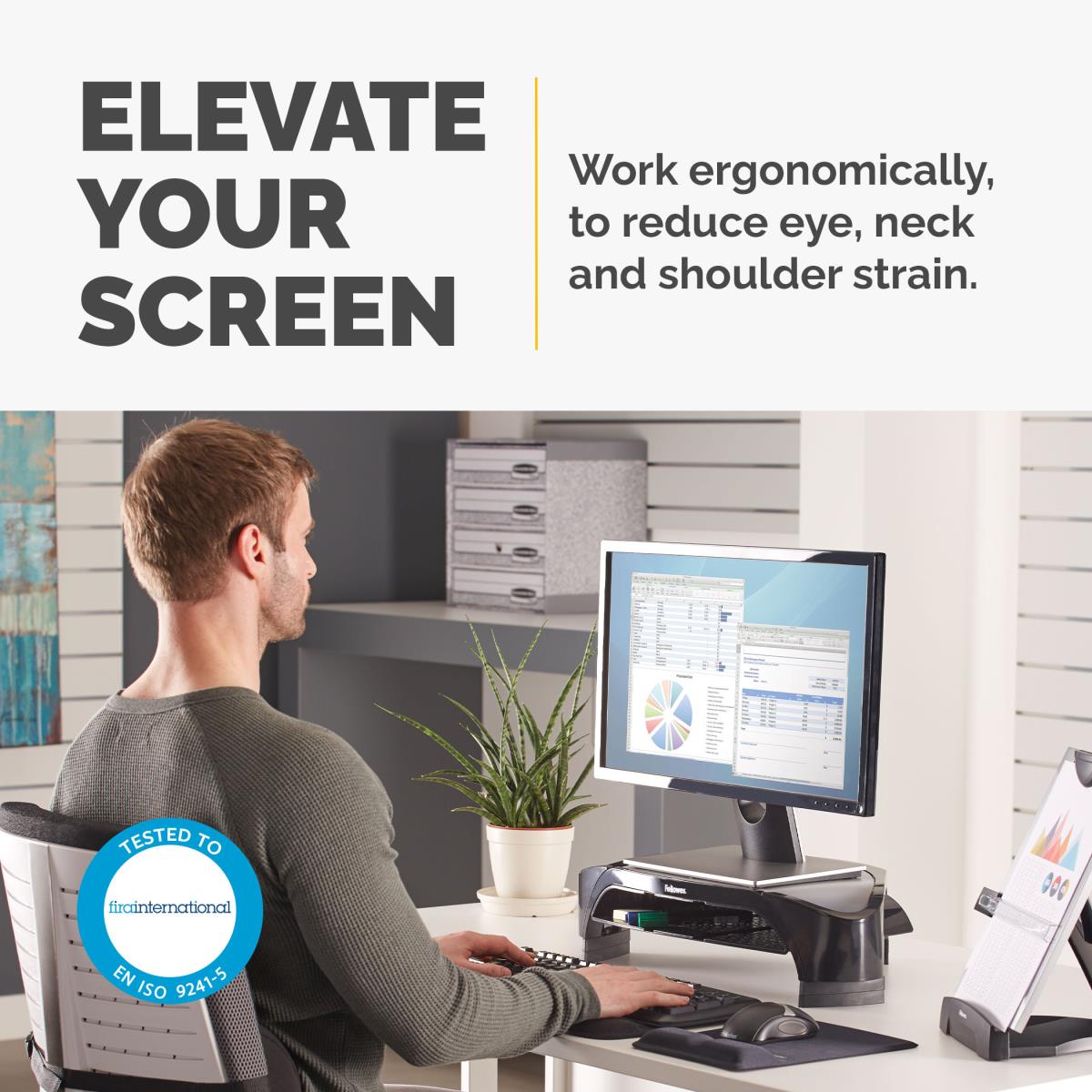 8020807 Office Suites Monitor Riser Plus thumbnail