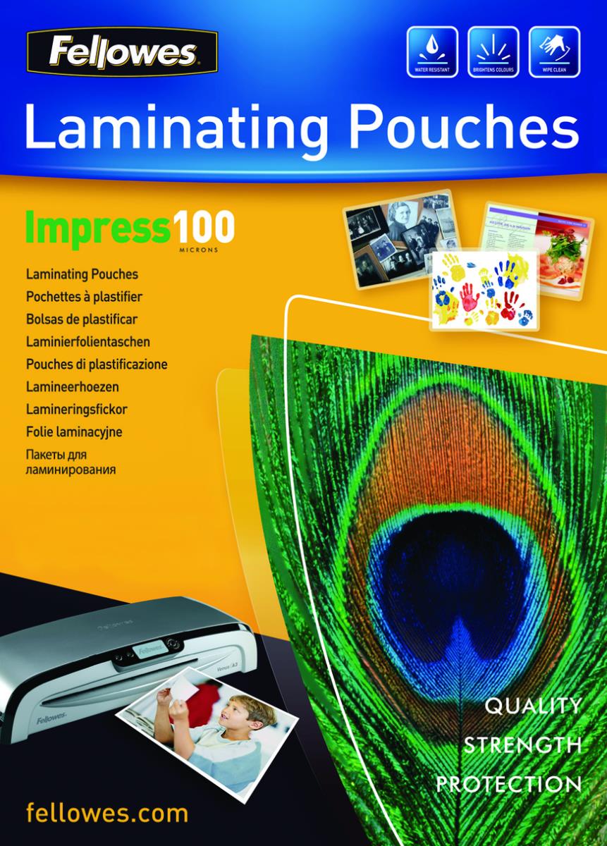 Laminating Pouch 100MIC A4 100pk thumbnail