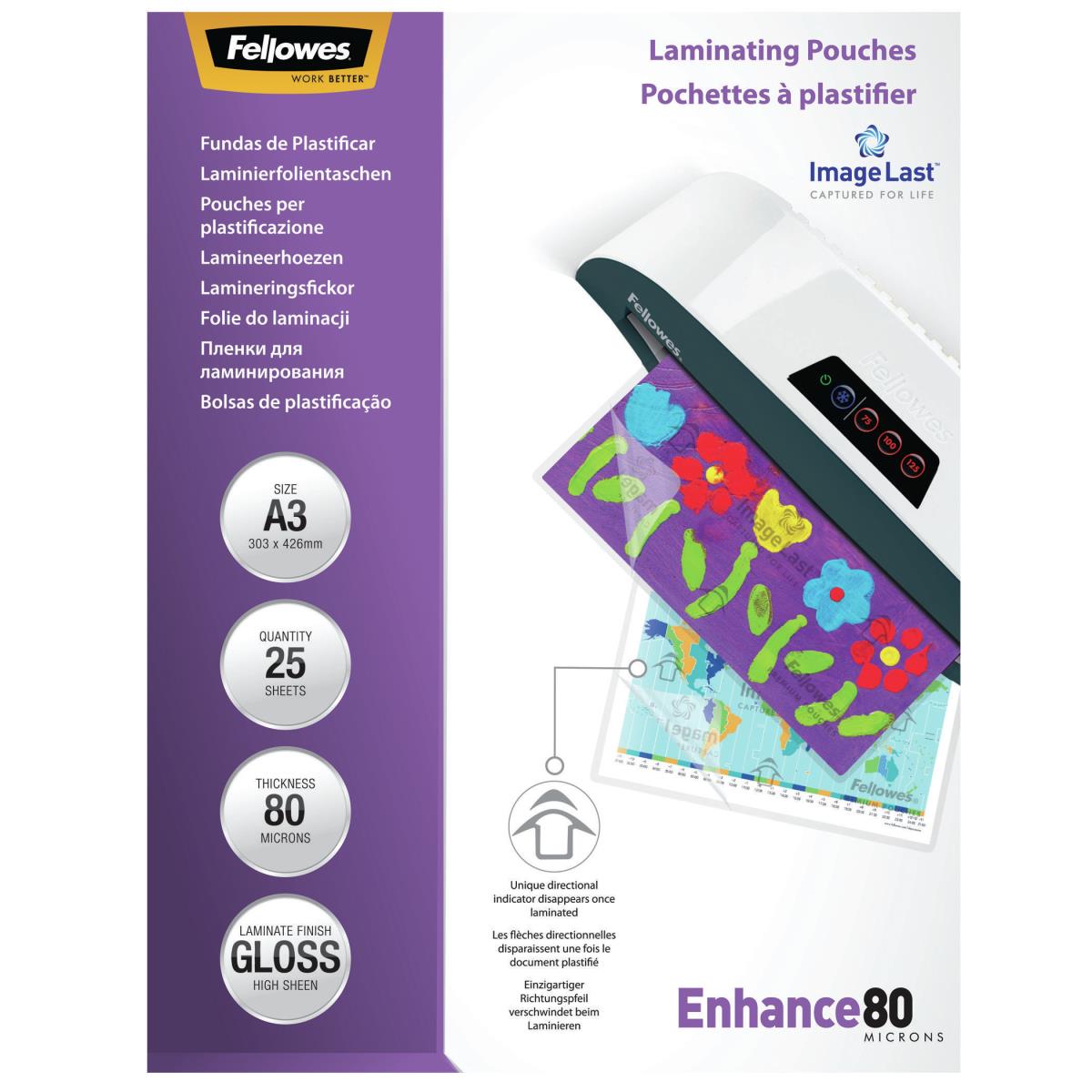 IL Laminating Pouch 80MIC A3 25pk thumbnail