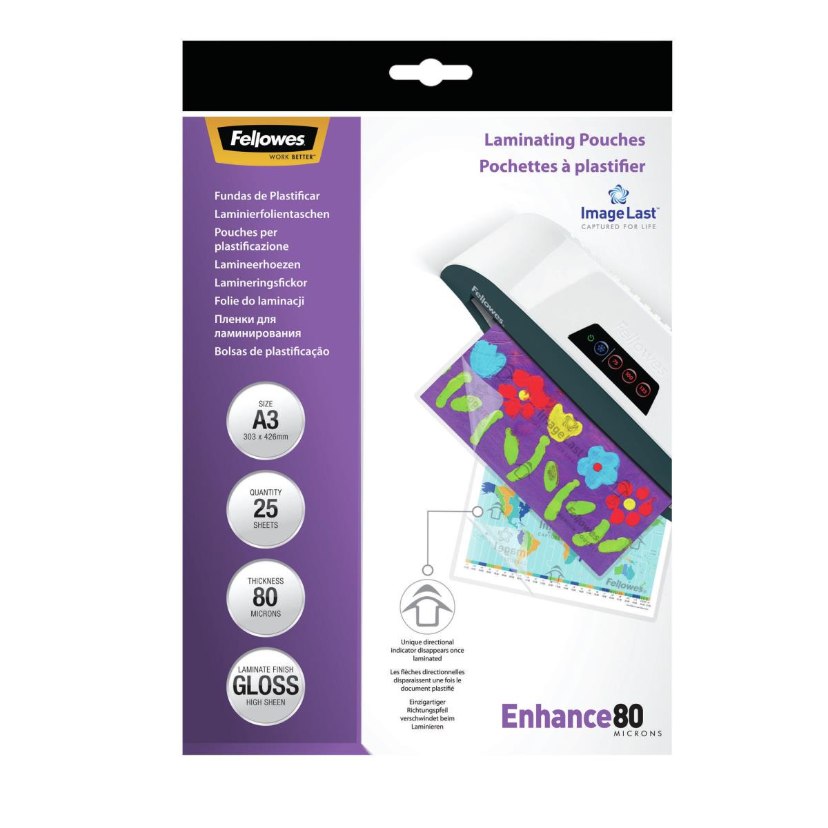 IL Laminating Pouch 80MIC A3 25pk thumbnail