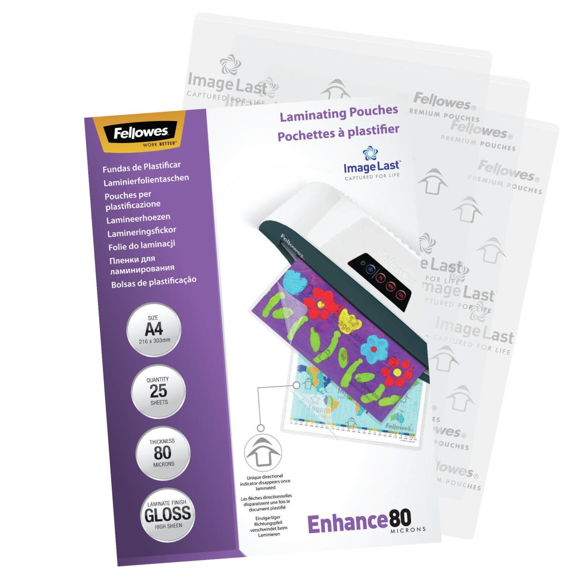 EU Product - Laminierfolie ImageLast A4 80Mikron  gl�nzend   25P thumbnail