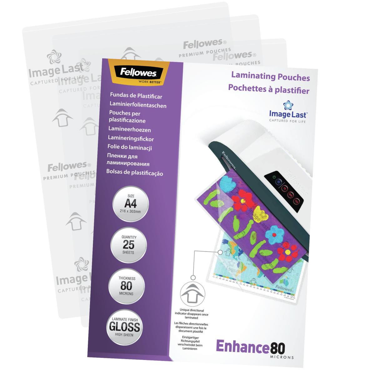 EU Product - Laminierfolie ImageLast A4 80Mikron  gl�nzend   25P thumbnail